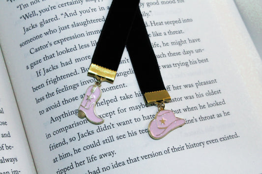 Ribbon Bookmark - Cowboy Black