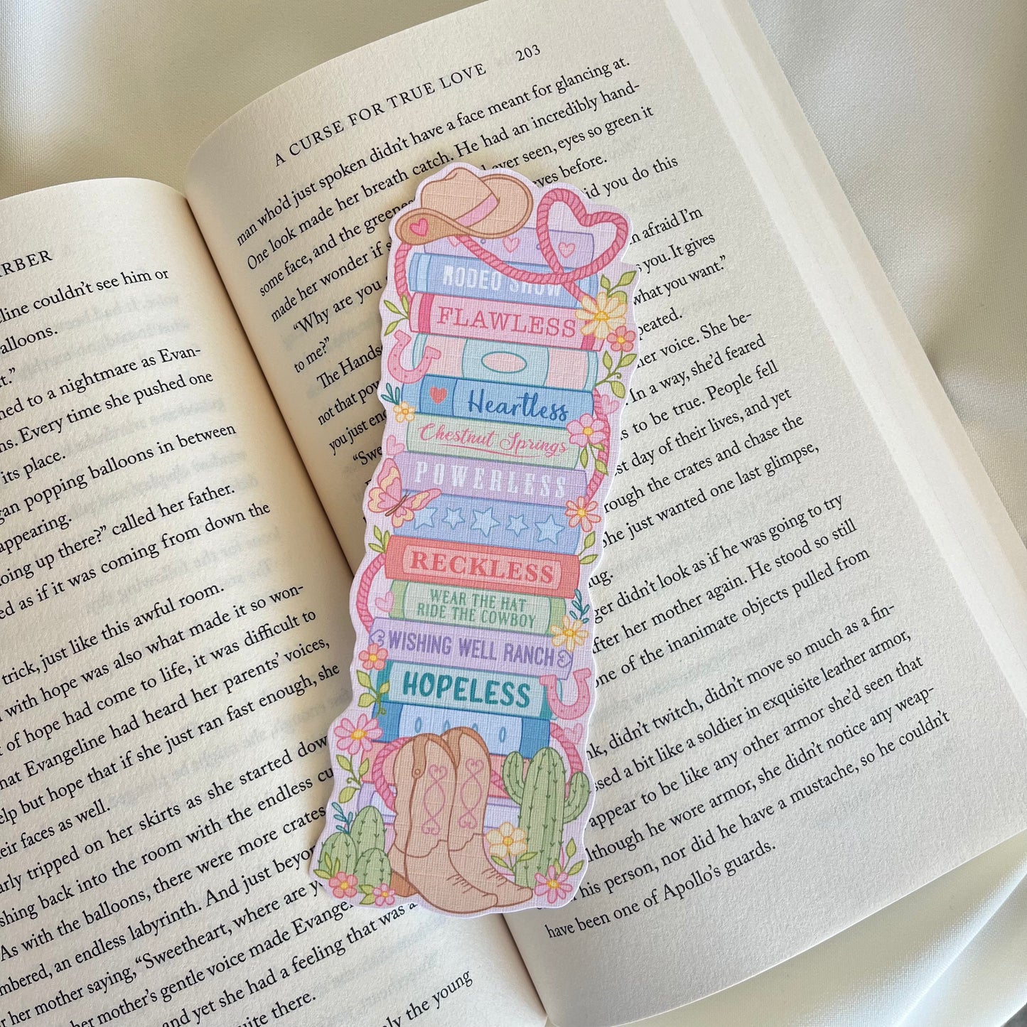 Chestnut Springs Inspired Bookmark
