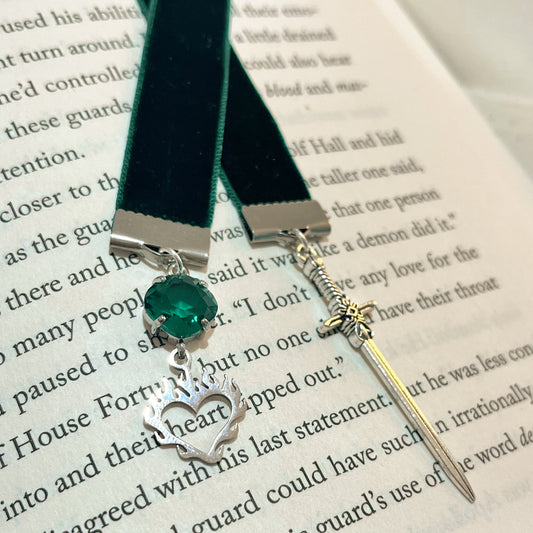 Ribbon Bookmark - Fireheart