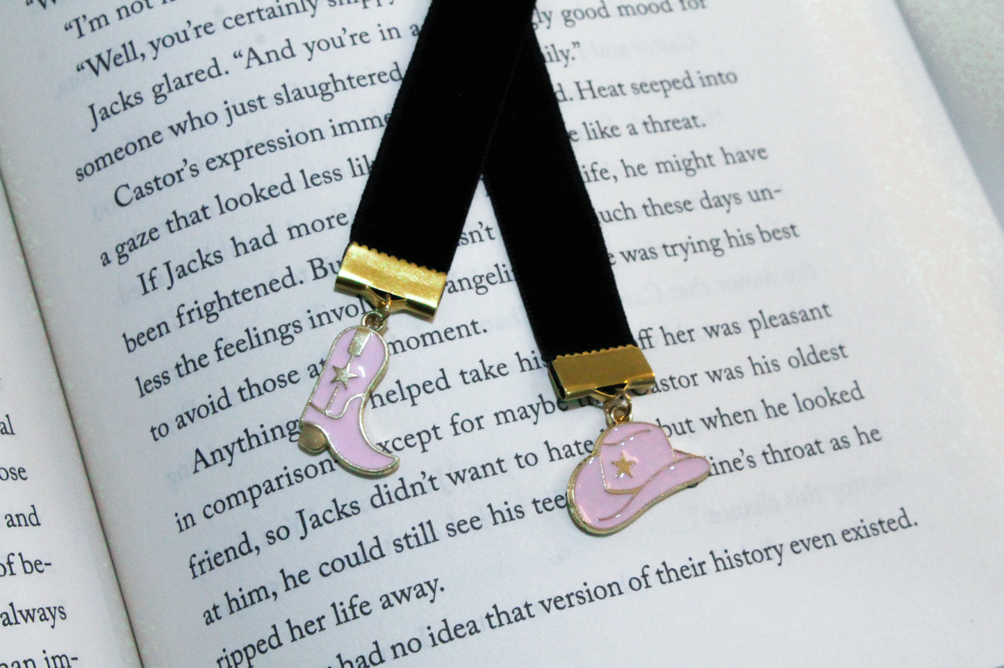 Ribbon Bookmark - Cowboy Black