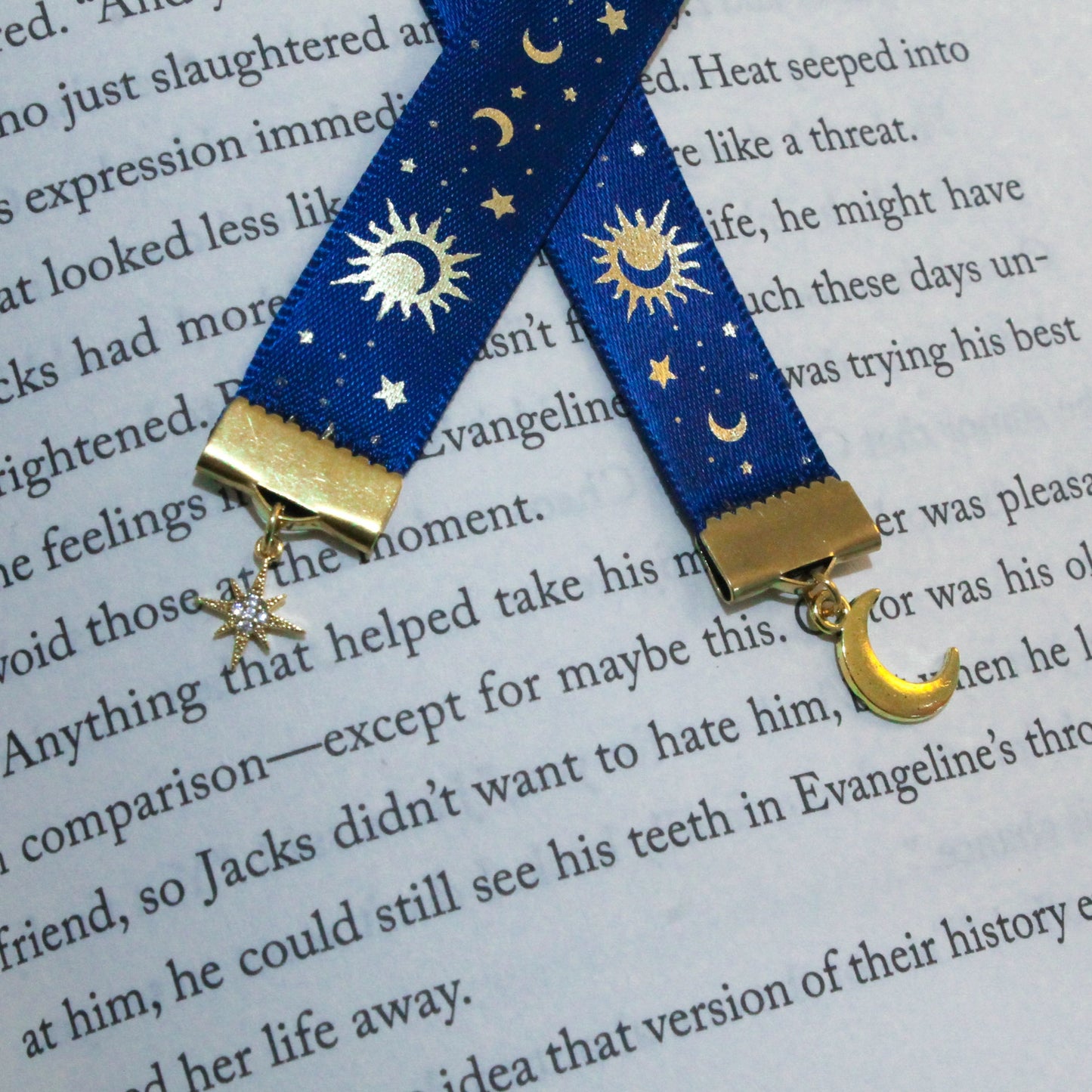 Ribbon Bookmark - Starry Night