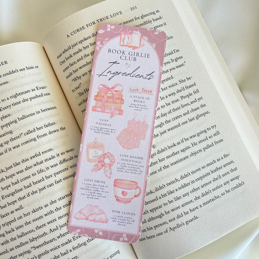 Book Club Girlie Bookmark
