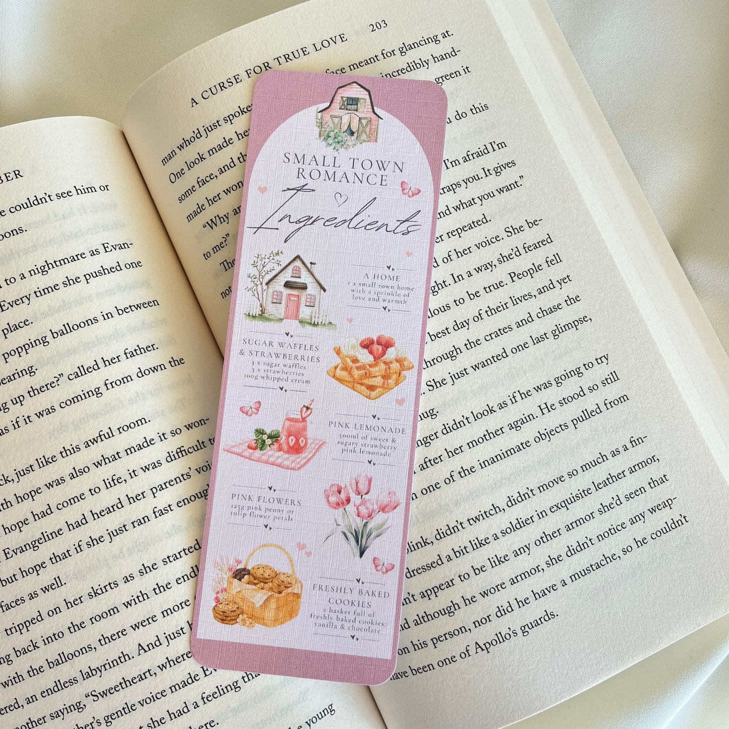 Small Town Romance Bookmark