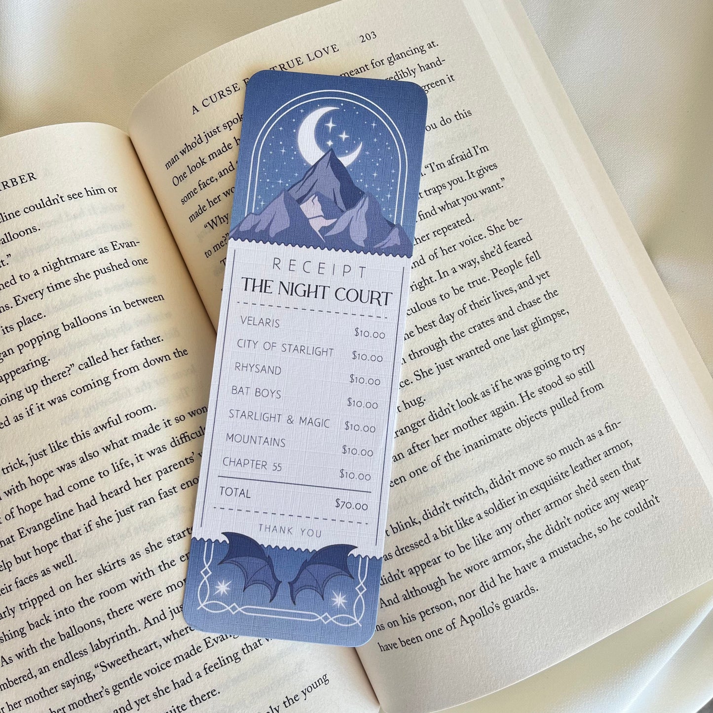 Night Court Receipt Bookmark
