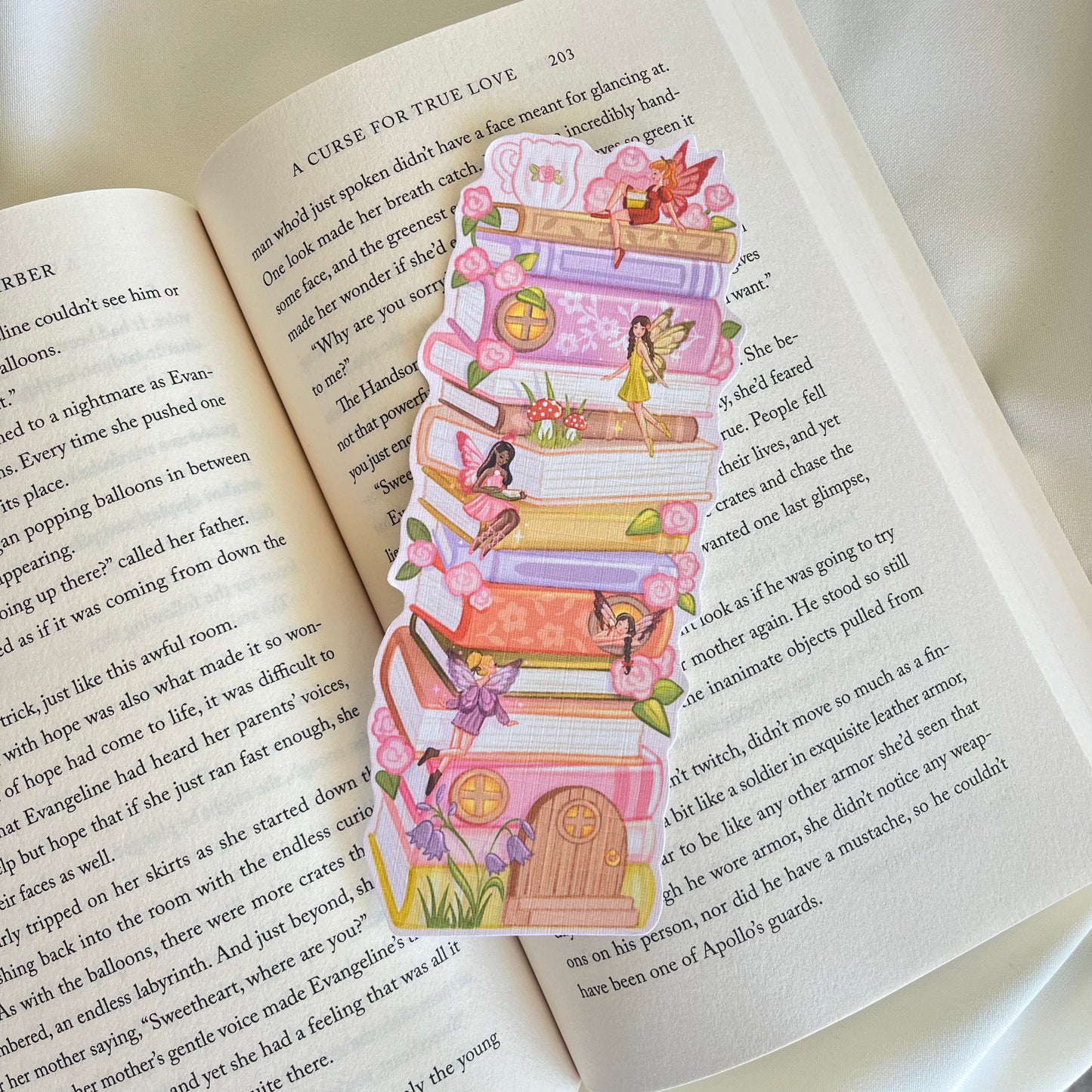 Fairy Bookstack Bookmark