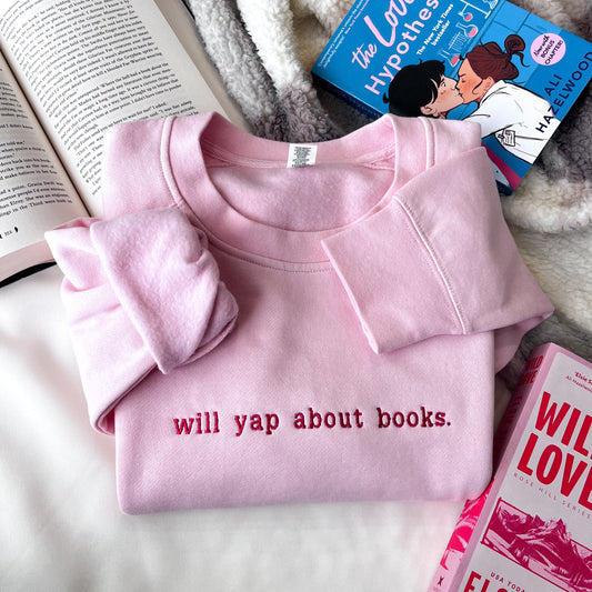 Will Yap About Books - Crewneck