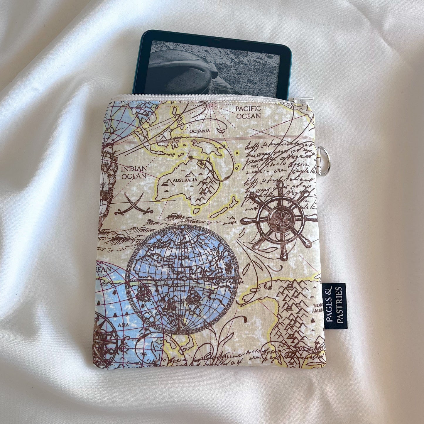 Adventures Map - E Reader Pouch