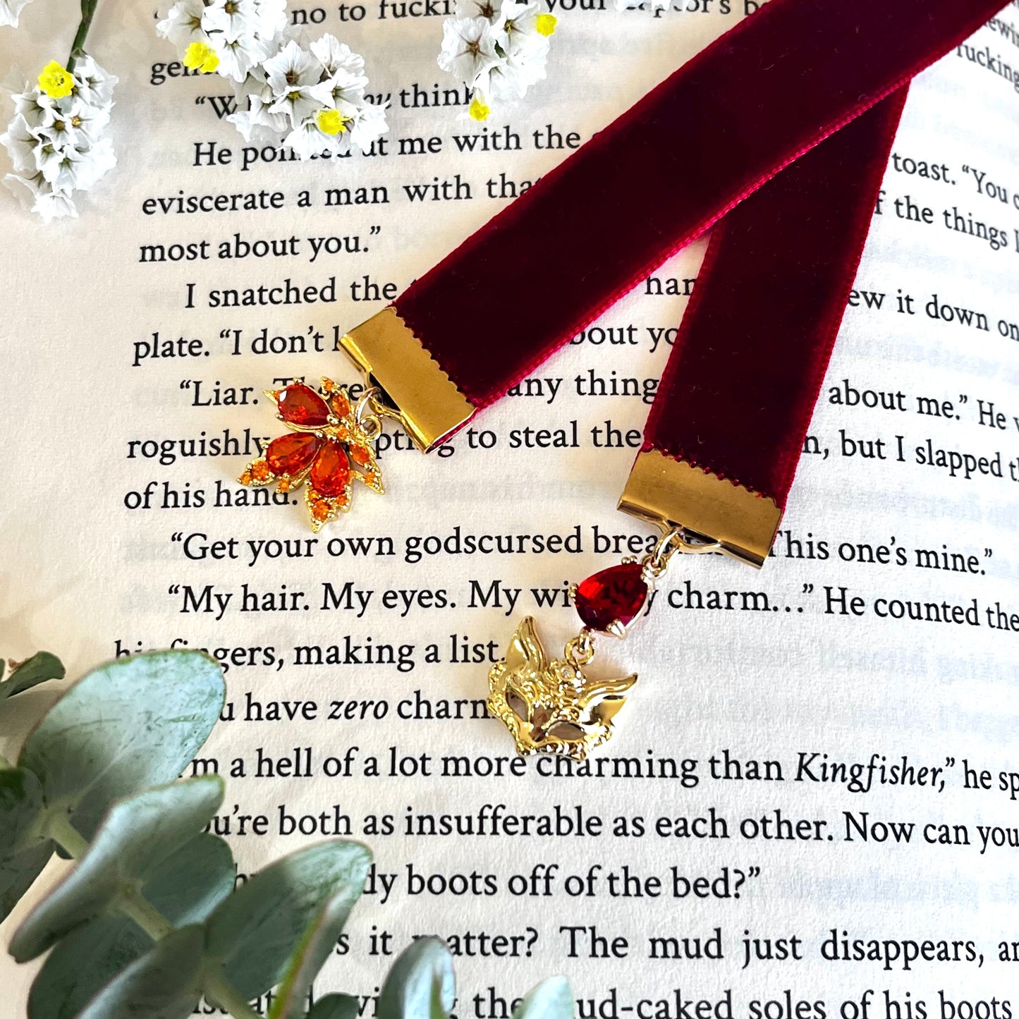 Ribbon Bookmark - Autumn Fox