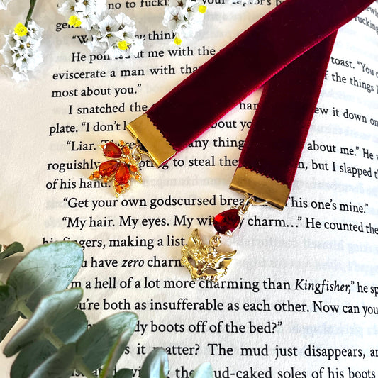 Ribbon Bookmark - Autumn Fox